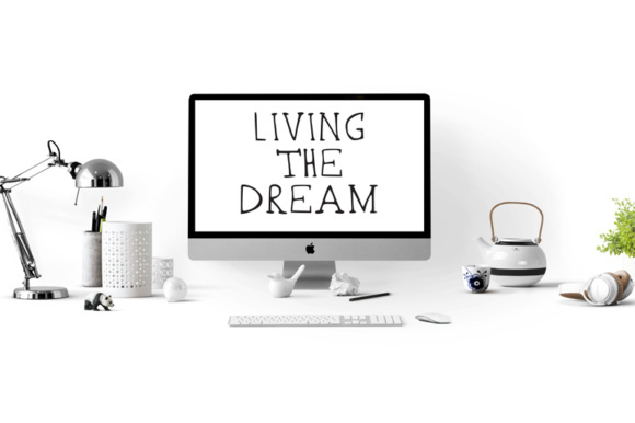 29 Print Ready Home Office Wall Art: Funky Type Design