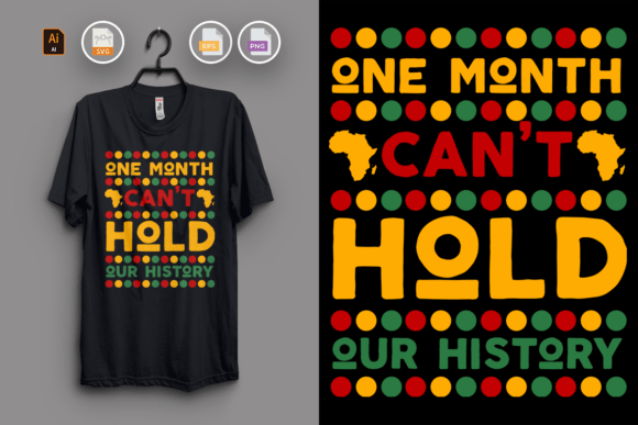 Black History Month T-shirt Design Vol18: A Designer's Resource