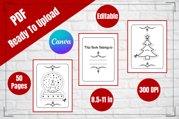 Christmas Scissor Skills: The Festive KDP Interior for Crafters