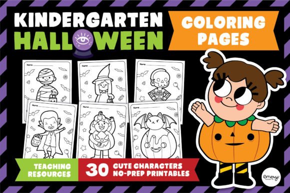Halloween Coloring Pages | 30 Printables