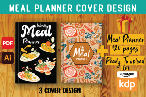 Meal Planner Template with Cover Design: Your Digital Toolkit
