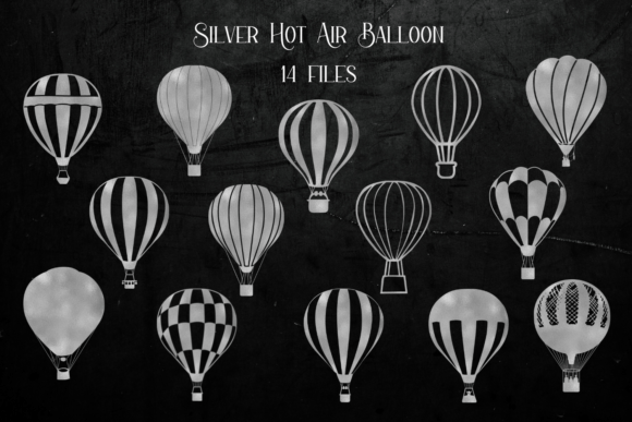 Silver Hot Air Balloon Clipart: A Designer's Guide to This Versatile Asset