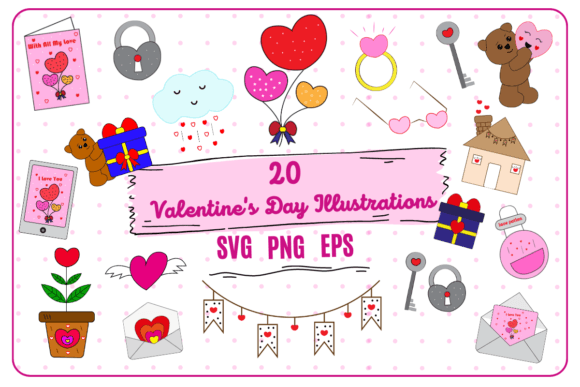 Spread the Love: Using Valentine's Illustrations for Creative Projects