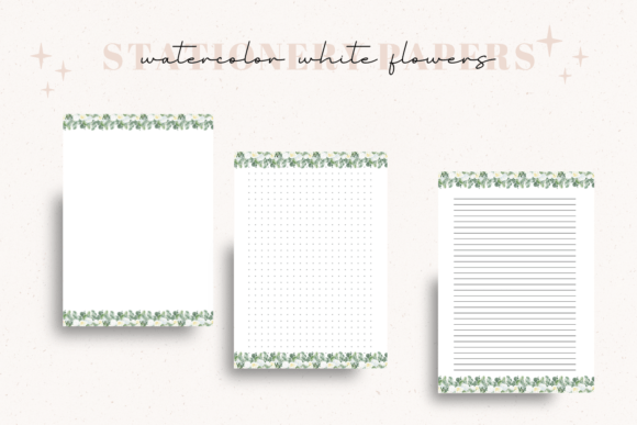 White Floralwers Stationery: A Creative's Guide to Elegant Design